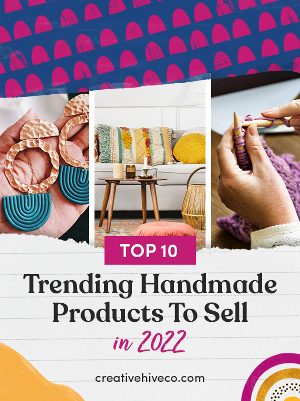 33 Handmade items that sell well. These popular things to make and sell  will make you TONS of extra…